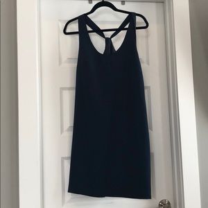 Navy J. Crew Shift Dress